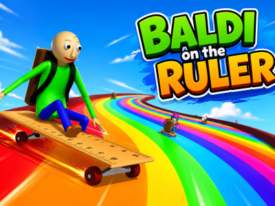Baldi On The Ruler background
