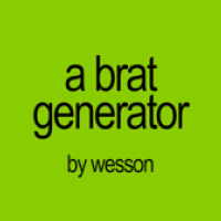 Brat Generator Game