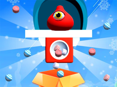 Christmas Candy Escape 3D background