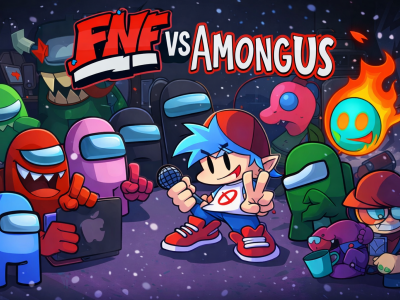 FNF vs Among Us background