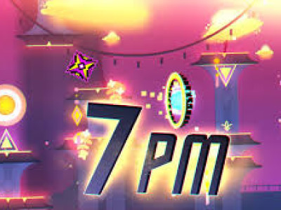 Geometry Dash 7 PM background