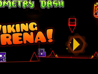Geometry Dash Arene Viking background