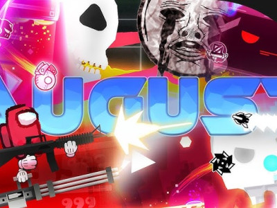 Geometry Dash August background