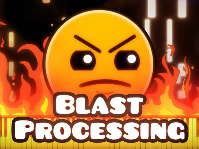 Geometry Dash Blast Processing background