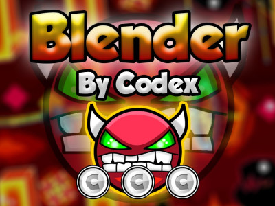 Geometry Dash Blender background