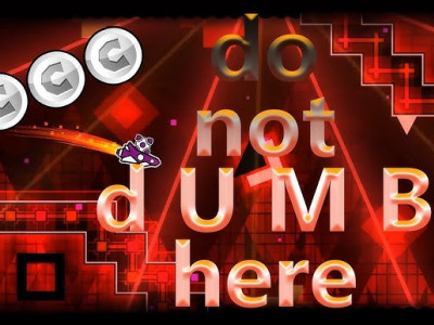 Geometry Dash do not dumb here background