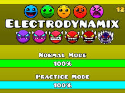 Geometry Dash Electrodynamix background