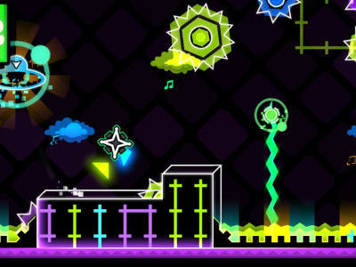 Geometry Dash Everybody Bounce background