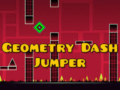 Geometry Dash Glitter Jumper background