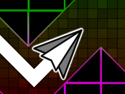 Geometry Dash Hyper Wave: Neon Challenge background