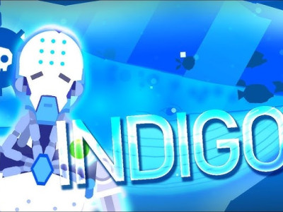 Geometry Dash Indigo background