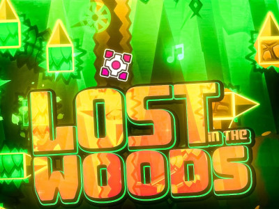 Geometry Dash lost in the woods background