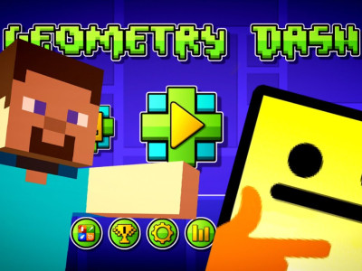 Geometry Dash Minecraft background
