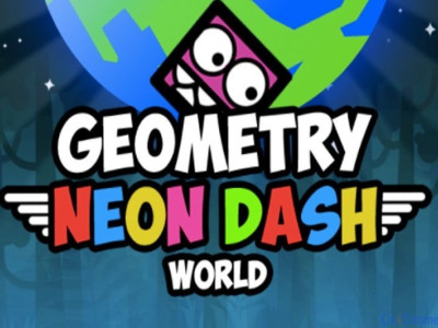 Geometry Dash: Neon World background