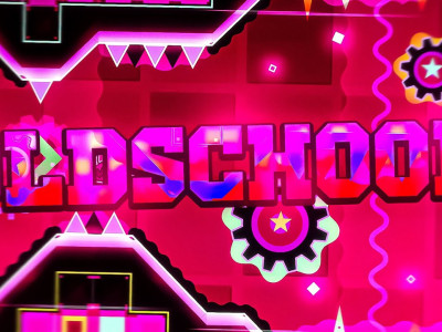 Geometry Dash Old School background