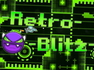 Geometry Dash RETRO BLITZ background