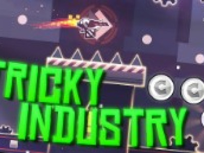 Geometry Dash Tricky Industry background