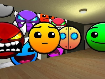 Geometry Emoji Dash background