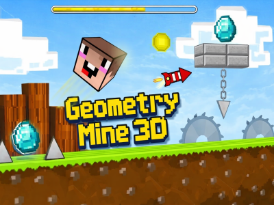 Geometry Mine 3D background