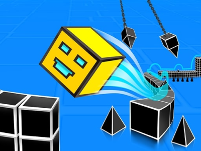 geometry rush 4d background
