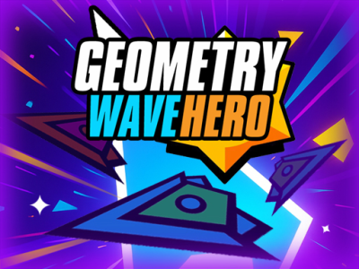 Geometry Wave Hero background