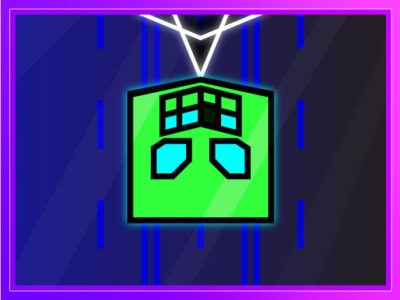 goemetry vertical (poligon dash) background