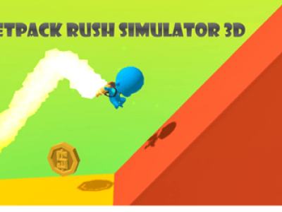 Jetpack Rush Simulator 3D background