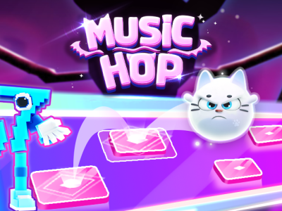 Music Ball Hop background