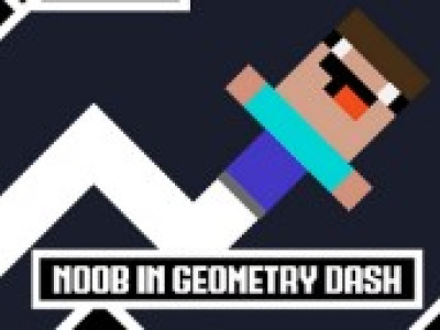 Noob in Geometry Dash background