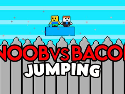 Noob vs Bacon Jumping background