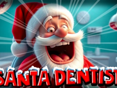 Santa Dentist background
