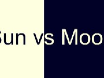 Sun vs Moon background