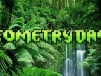 Geometry Dash Rainforest background