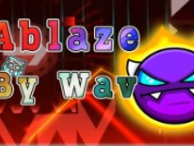 Geometry Dash Ablaze background