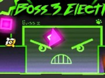 Geometry Dash Boss 3 Electro background