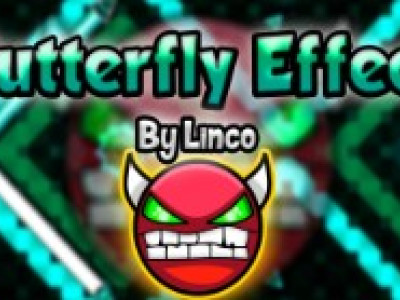 Geometry Dash Butterfly Effect background
