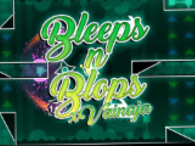 Geometry Dash Bleeps 'n' Blops background