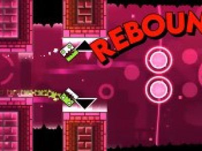 Geometry Dash Rebound background