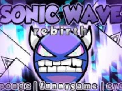 Geometry Dash: Sonic Wave Rebirth background