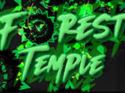 Geometry Dash Forest Temple background