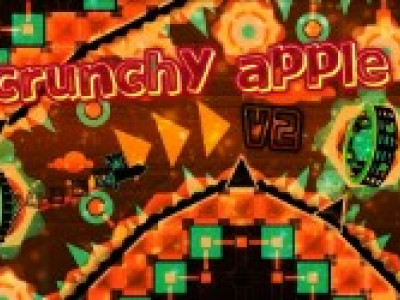 Geometry Dash Crunchy Apple background