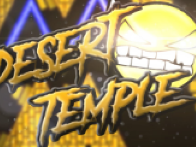 Geometry Dash Desert Temple background