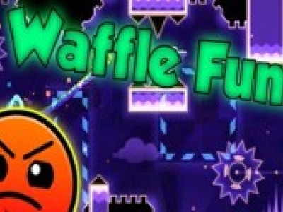 Geometry Dash Waffle Funk background