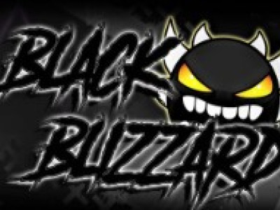 Geometry Dash Black Blizzard background