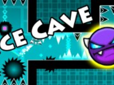 Geometry Dash Ice Cave background