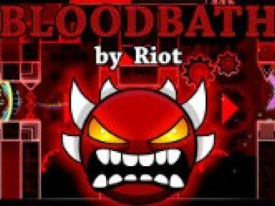 Geometry Dash Blood Bank background