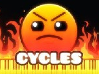 Geometry Dash Cycles Castle background