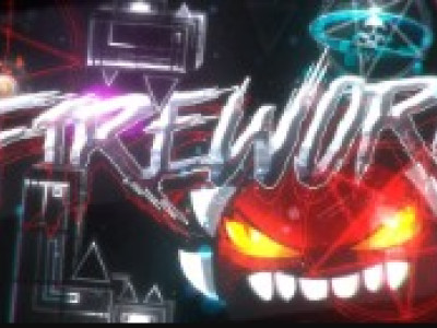 Geometry Dash Firework background