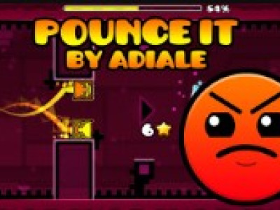Geometry Dash Pounce It background