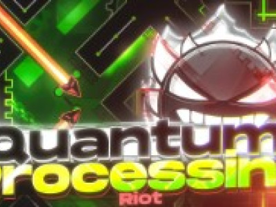 Geometry Dash Quantum Processing background